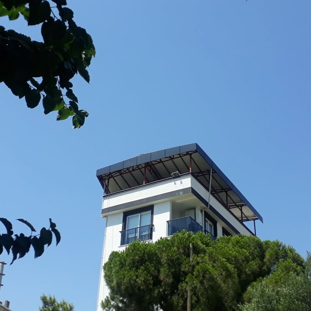 Bayraklı Çelik Çatı  - İzmir Bornova Çelik Çatı projesi | Günsan Alüminyum